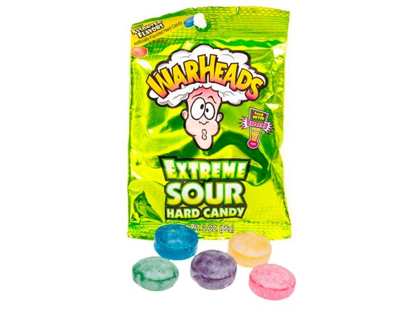 Warheads Extreme Sour Hard Candy 56g